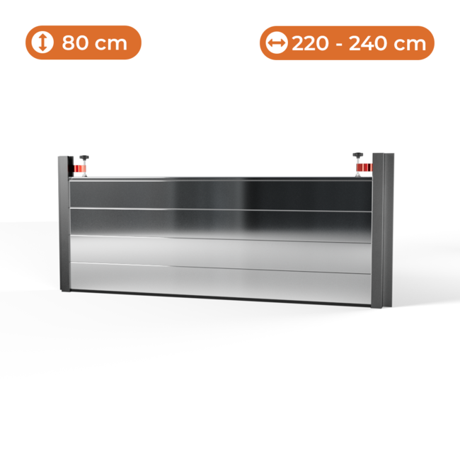 Hoogwaterbescherming - 800 mm hoog; 2200-2400 mm breed