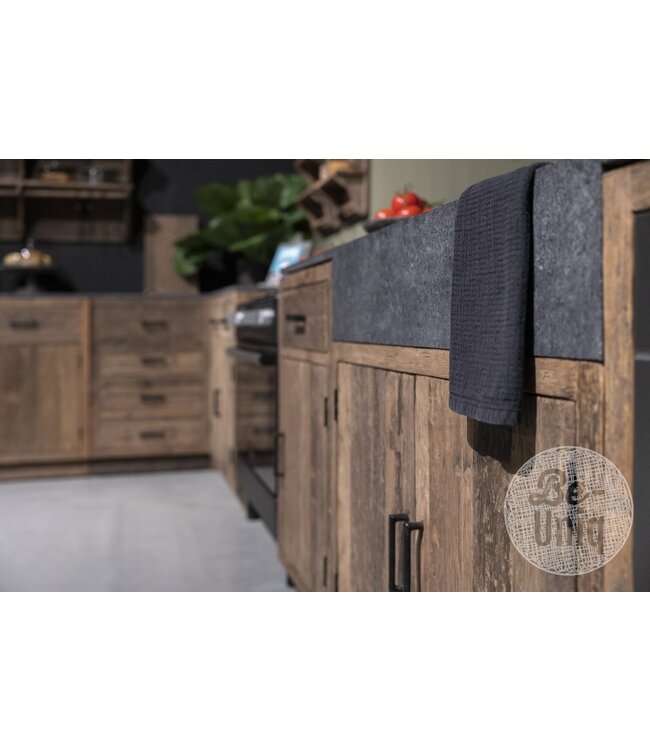 Be-Uniq Landelijk Oud Houten HoekKeuken Mix & Match