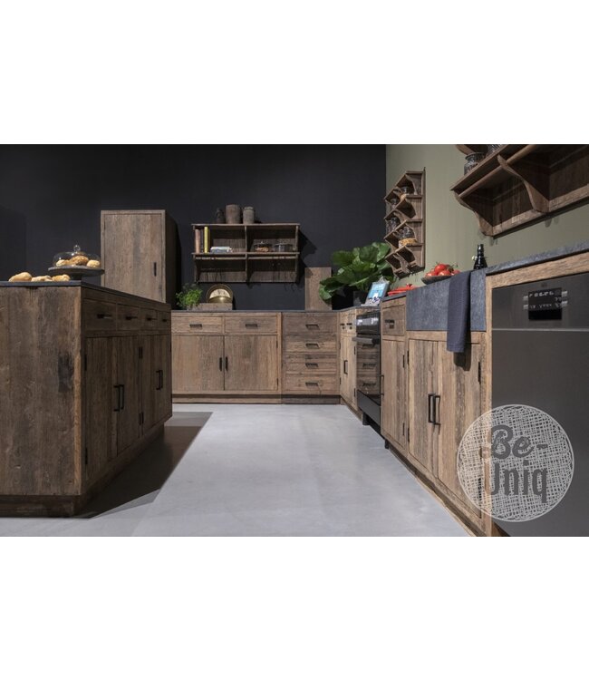 Be-Uniq Landelijk Oud Houten HoekKeuken Mix & Match