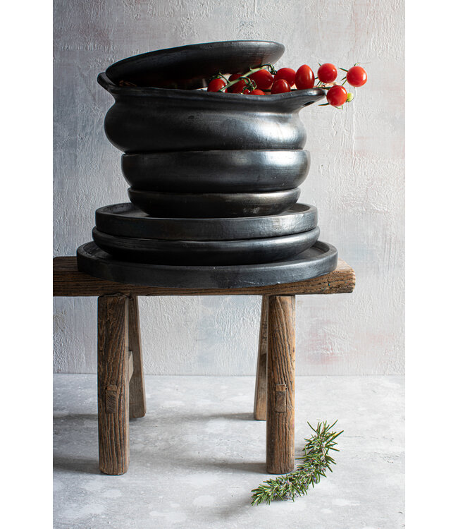 Bazar Bizar Het Burned Classic Bord - Zwart - S
