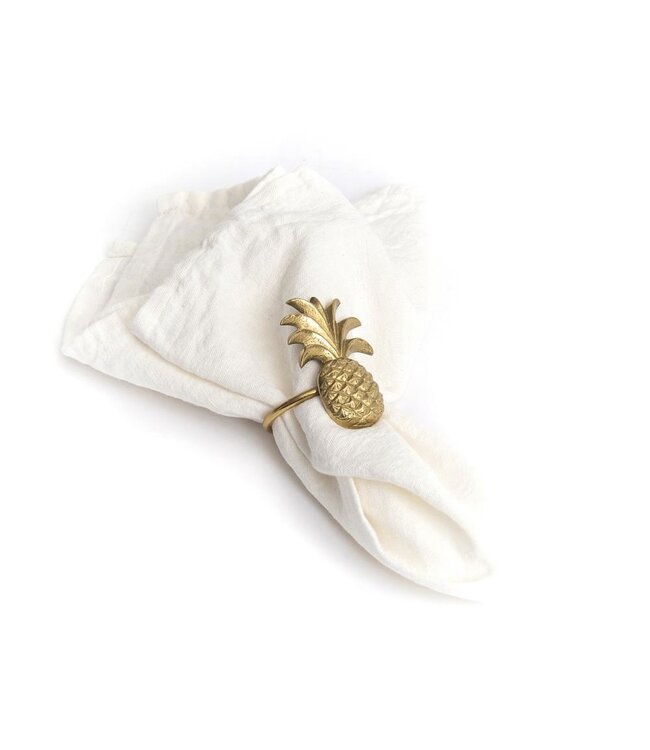 Bazar Bizar Het Linnen Servet - Wit - Set van 4