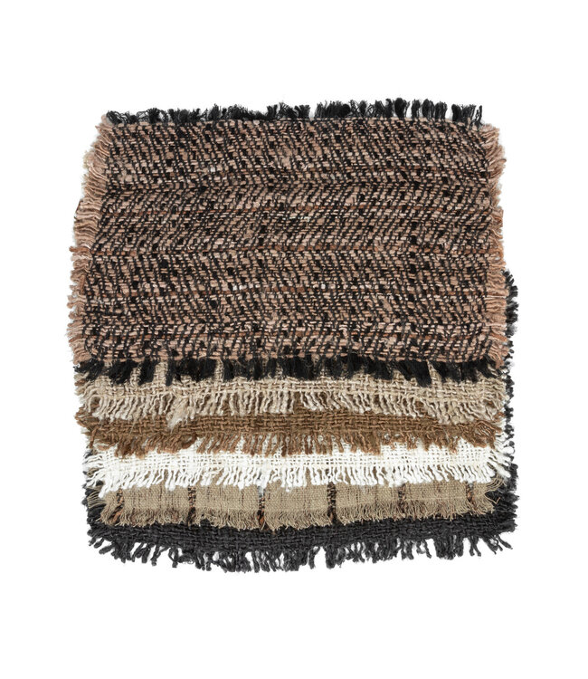 Bazar Bizar De Oh My Gee Placemat - Zwart Koper - Set van 4