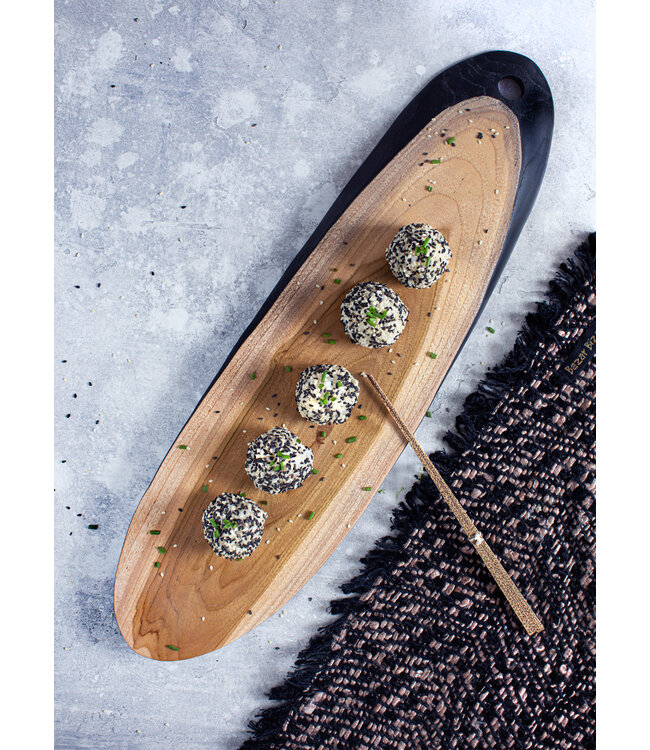 Bazar Bizar De Oh My Gee Placemat - Zwart Koper - Set van 4