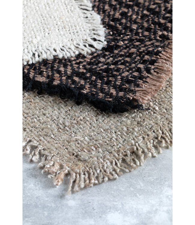 Bazar Bizar De Oh My Gee Placemat - Zwart Koper - Set van 4