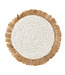 Bazar Bizar De Water Hyacinth Raffia Placemat - Wit Naturel