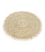 Bazar Bizar De Seagrass Shell Placemat - Naturel