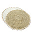 Bazar Bizar De Seagrass Shell Placemat - Naturel