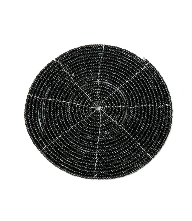 Bazar Bizar De Beaded Onderzetter - Zwart