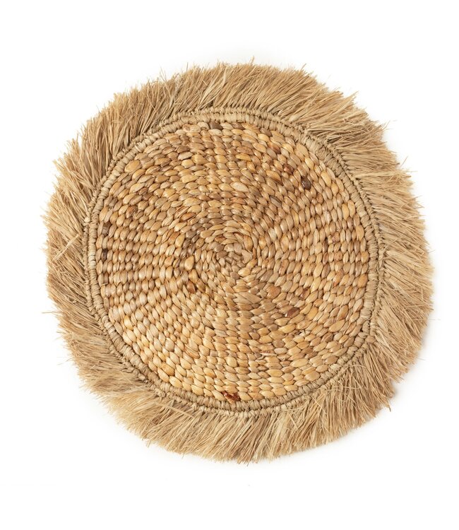 Bazar Bizar De Water Hyacinth Raffia Placemat - Naturel