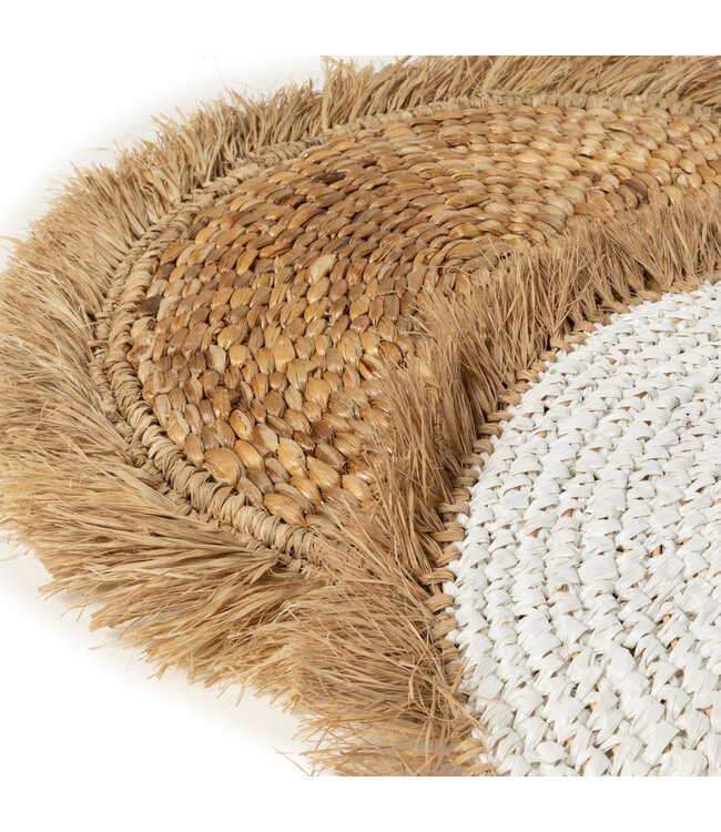 Bazar Bizar De Water Hyacinth Raffia Placemat - Naturel