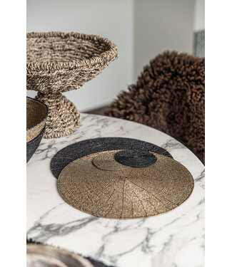 Bazar Bizar De Beaded Onderzetter - Goud