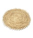Bazar Bizar De Raffia Shell Placemat - Naturel