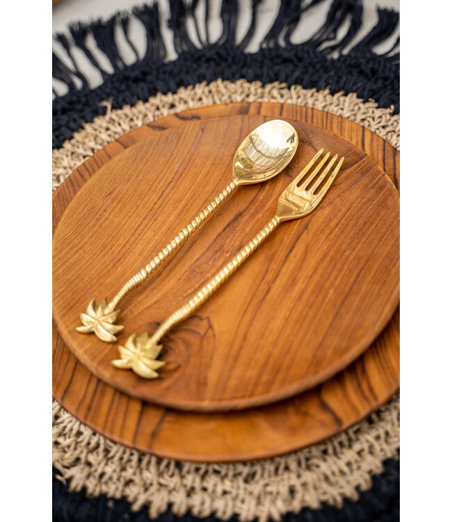 Bazar Bizar De Palmboom Vork - Goud