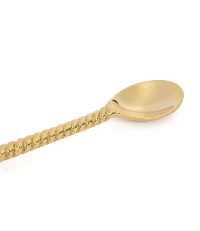 Bazar Bizar De Pineapple Lange Lepel - Goud