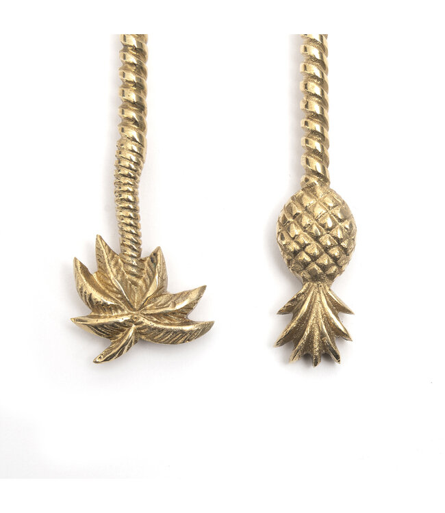 Bazar Bizar De Ananas Vork - Goud