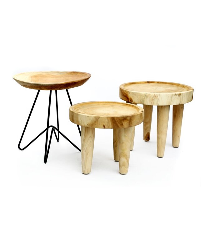 Bazar Bizar De Samanea Bijzettafel - Naturel