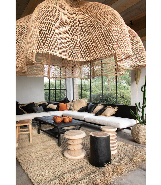 Bazar Bizar De Tribe Kruk - Naturel Zwart