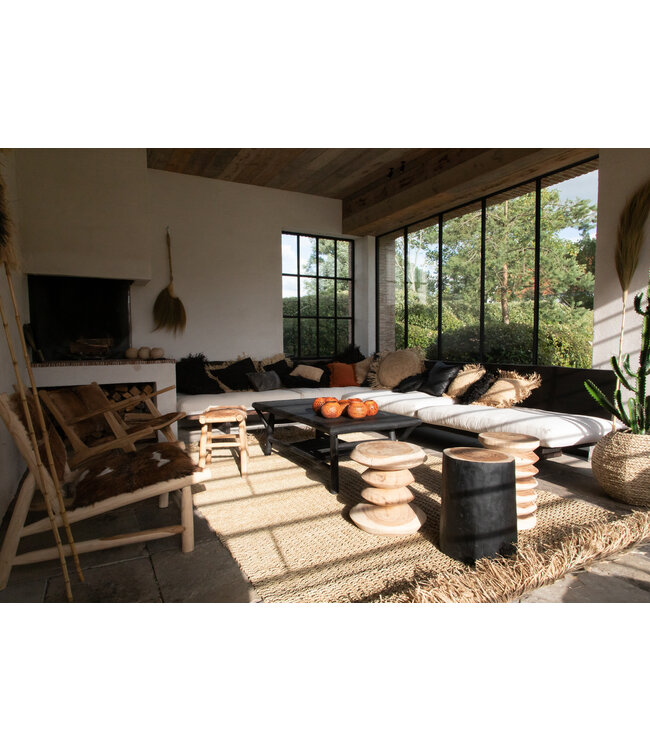 Bazar Bizar De Tribe Kruk - Naturel Zwart