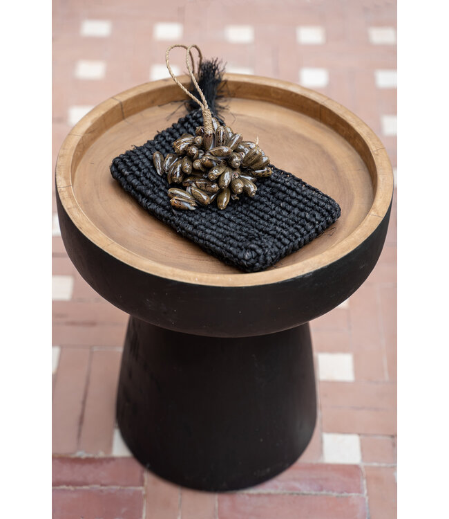 Bazar Bizar De Rayu Bijzettafel - Zwart Naturel