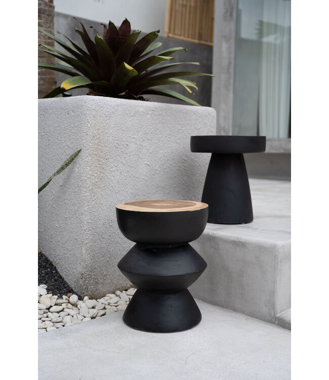 Bazar Bizar De Karbun Kruk - Zwart Naturel