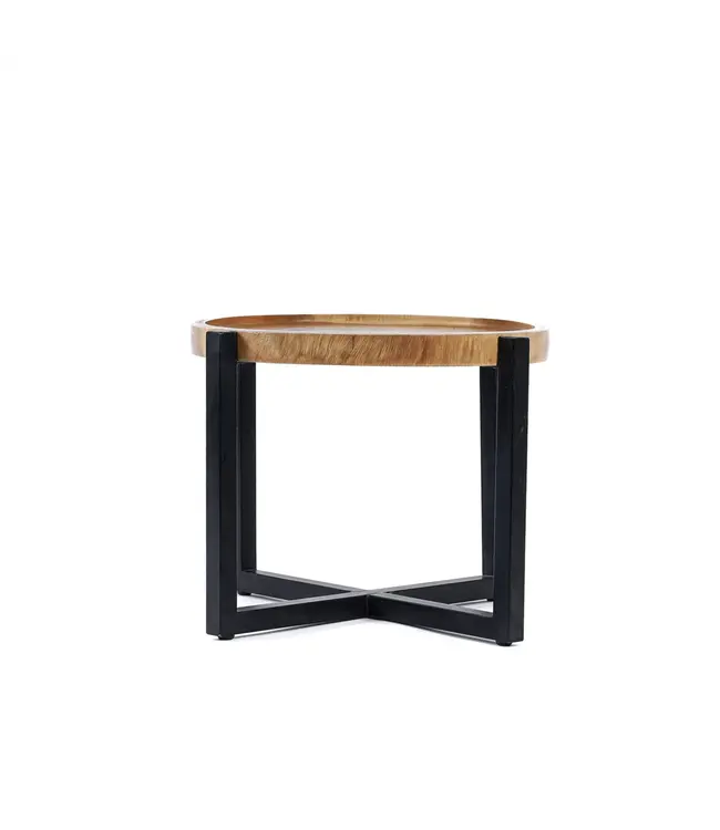 Bazar Bizar The Rain Tree Side Table - Natural Black