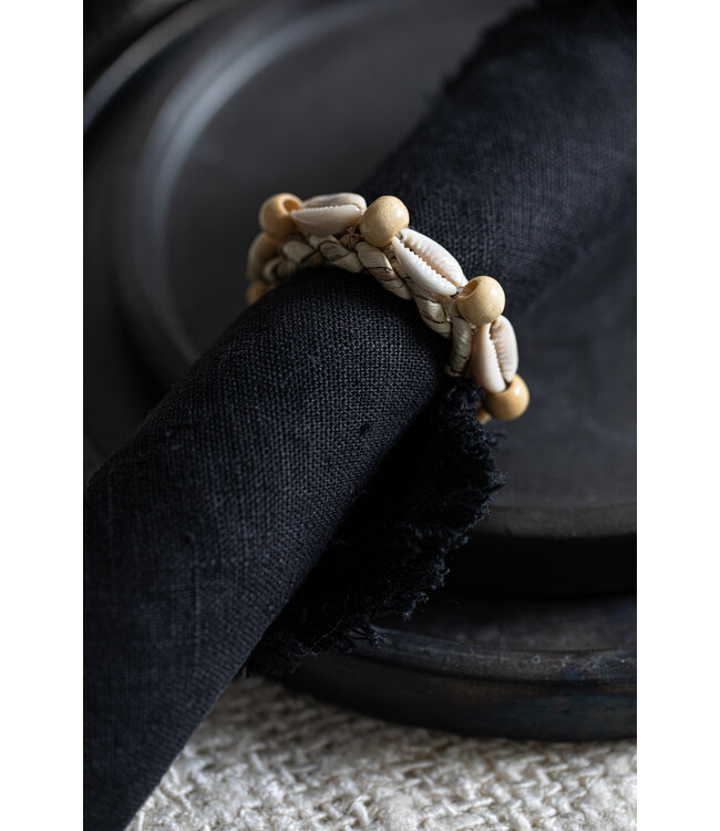 Bazar Bizar De Shell Servetring - Set van 4