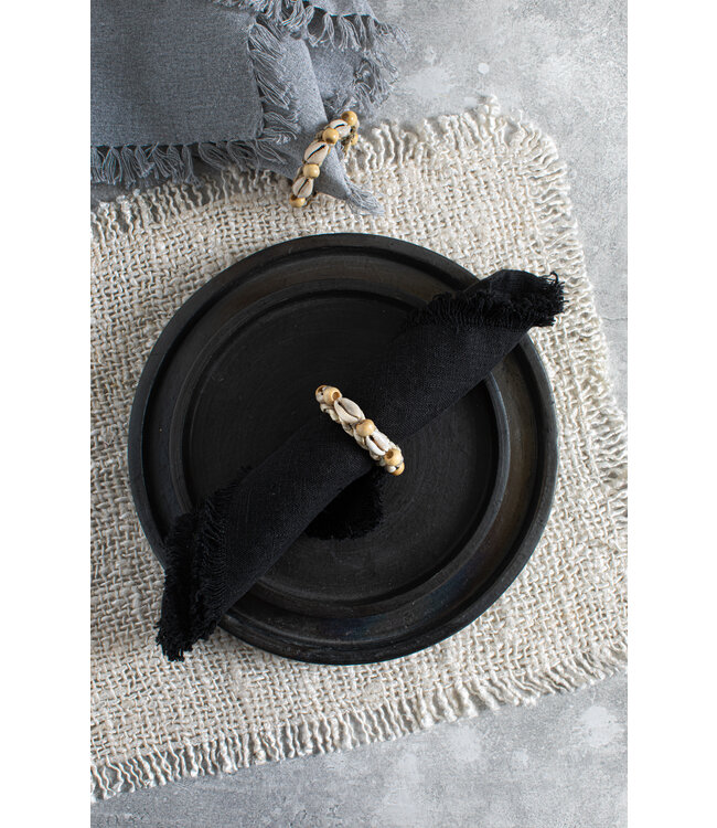 Bazar Bizar De Shell Servetring - Set van 4