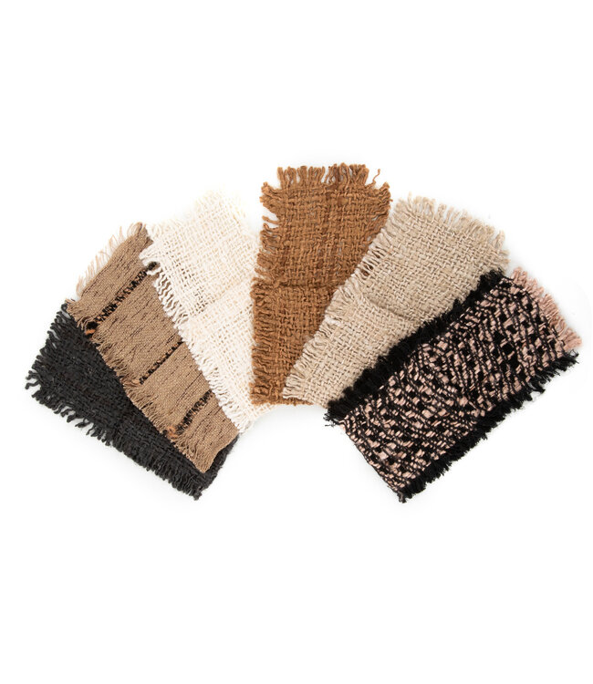 Bazar Bizar Het Oh My Gee Bestekzakje - Marinezwart - Set van 4