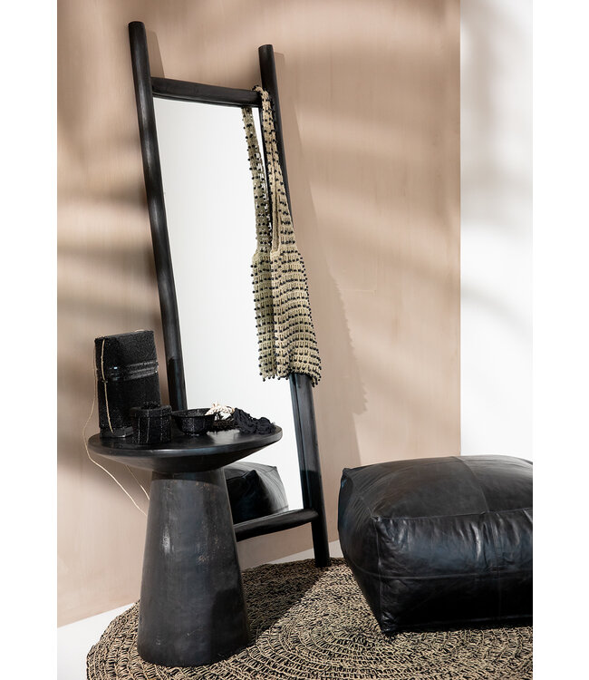 Bazar Bizar De Beaded Kom Laag - Zwart - S