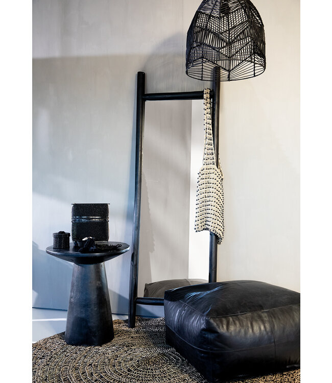 Bazar Bizar De Beaded Kom Laag - Zwart - S