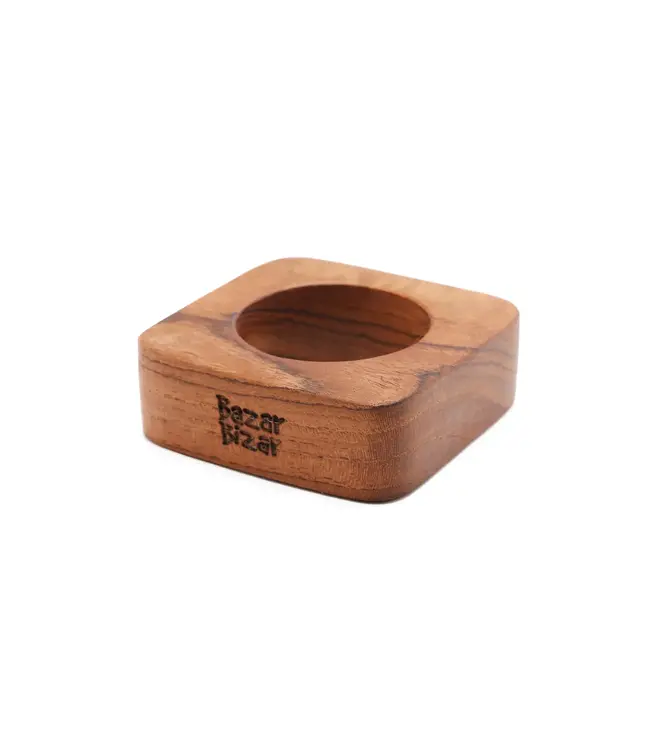 Bazar Bizar De Teak Root Servetring - Set van 4