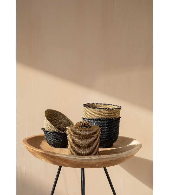 Bazar Bizar De Beaded Snoepjeskom - Zwart - M