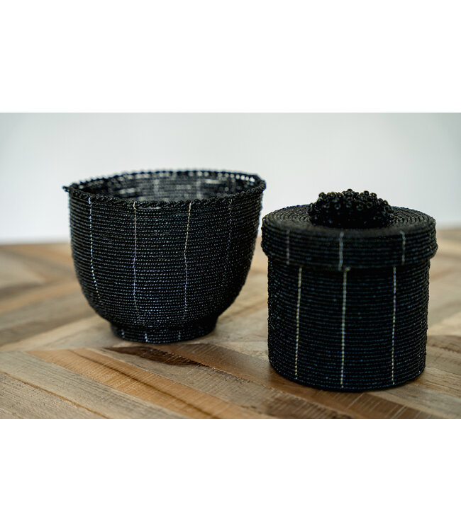 Bazar Bizar De Beaded Snoepjeskom - Zwart - M