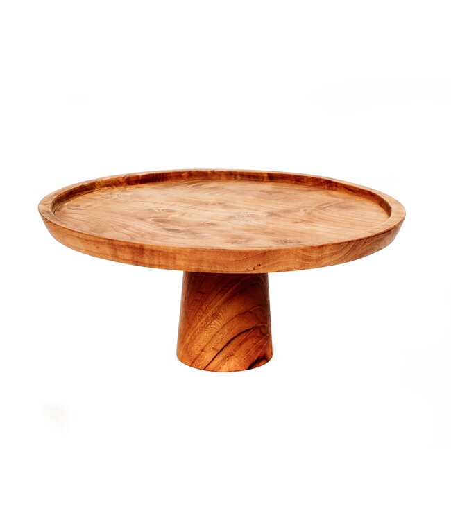 Bazar Bizar De Teak Root Taart Plateau - L