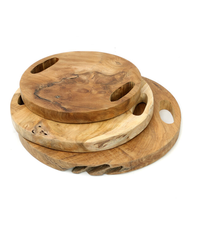 Bazar Bizar De Teak Root Snijplank - S