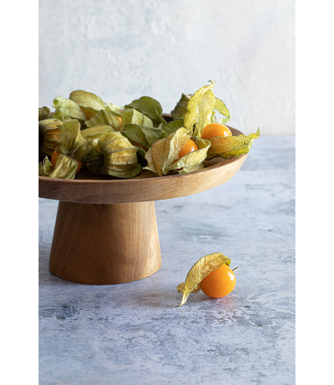 Bazar Bizar De Teak Root Taart Plateau - S