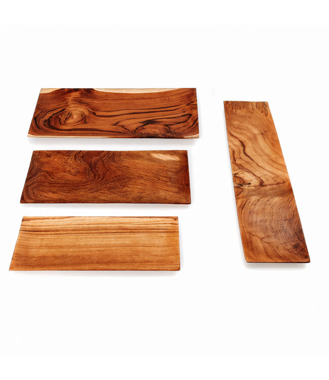 Bazar Bizar De Teak Root Sushi Bord - S