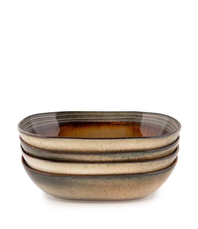 Bazar Bizar De Ovale Comporta Kom - L - Set van 4