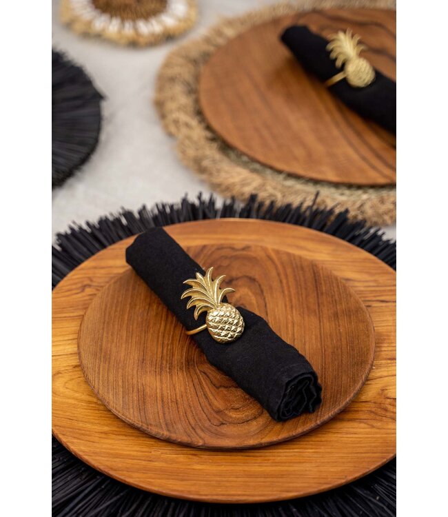 Bazar Bizar De Teak Root Rond Bord - L