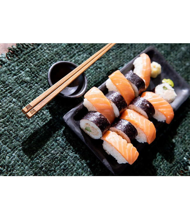 Bazar Bizar Het Burned Sushi Bord - Zwart - L