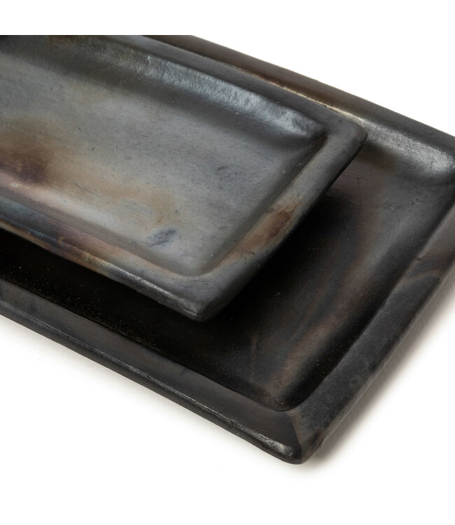 Bazar Bizar Het Burned Sushi Bord - Zwart - L