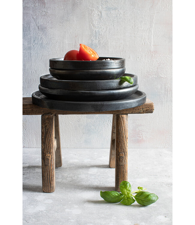 Bazar Bizar Het Burned Classic Bord - Zwart - M