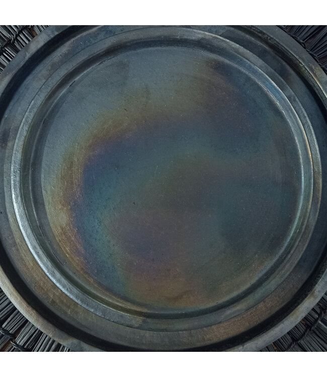 Bazar Bizar Het Terracotta Burned Bord - Zwart - L