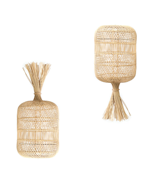 Bazar Bizar De Dumpling Hang- en Vloerlamp - Naturel - S