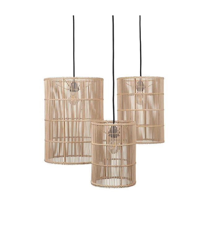 ORIGINAL HOME Original Home Lampshade Tube Tall Natural - Set of 3