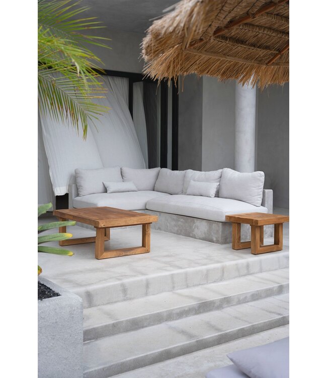 Bazar Bizar De Reclaimed Teak Bijzettafel - Naturel