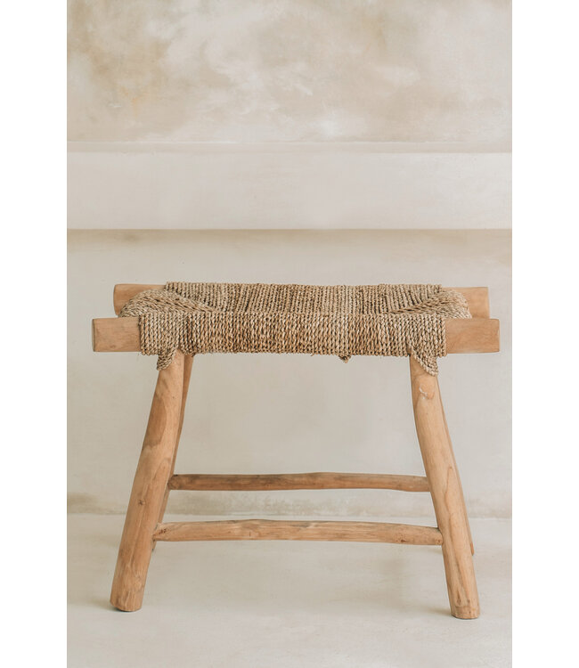 Bazar Bizar De Porto Seagrass Stoel - Naturel - M