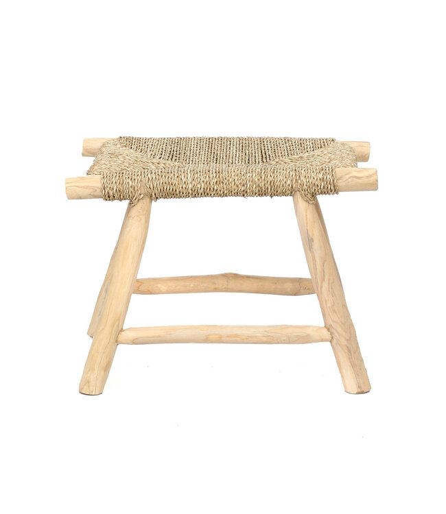 Bazar Bizar De Porto Seagrass Stoel - Naturel - M