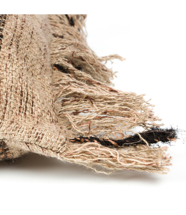 Bazar Bizar De Oh My Gee Kussenhoes - Beige Black - 35x100