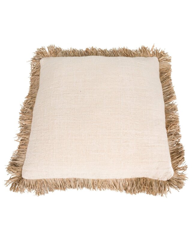 Bazar Bizar De Saint Tropez Kussenhoes - Naturel Wit - 60x60